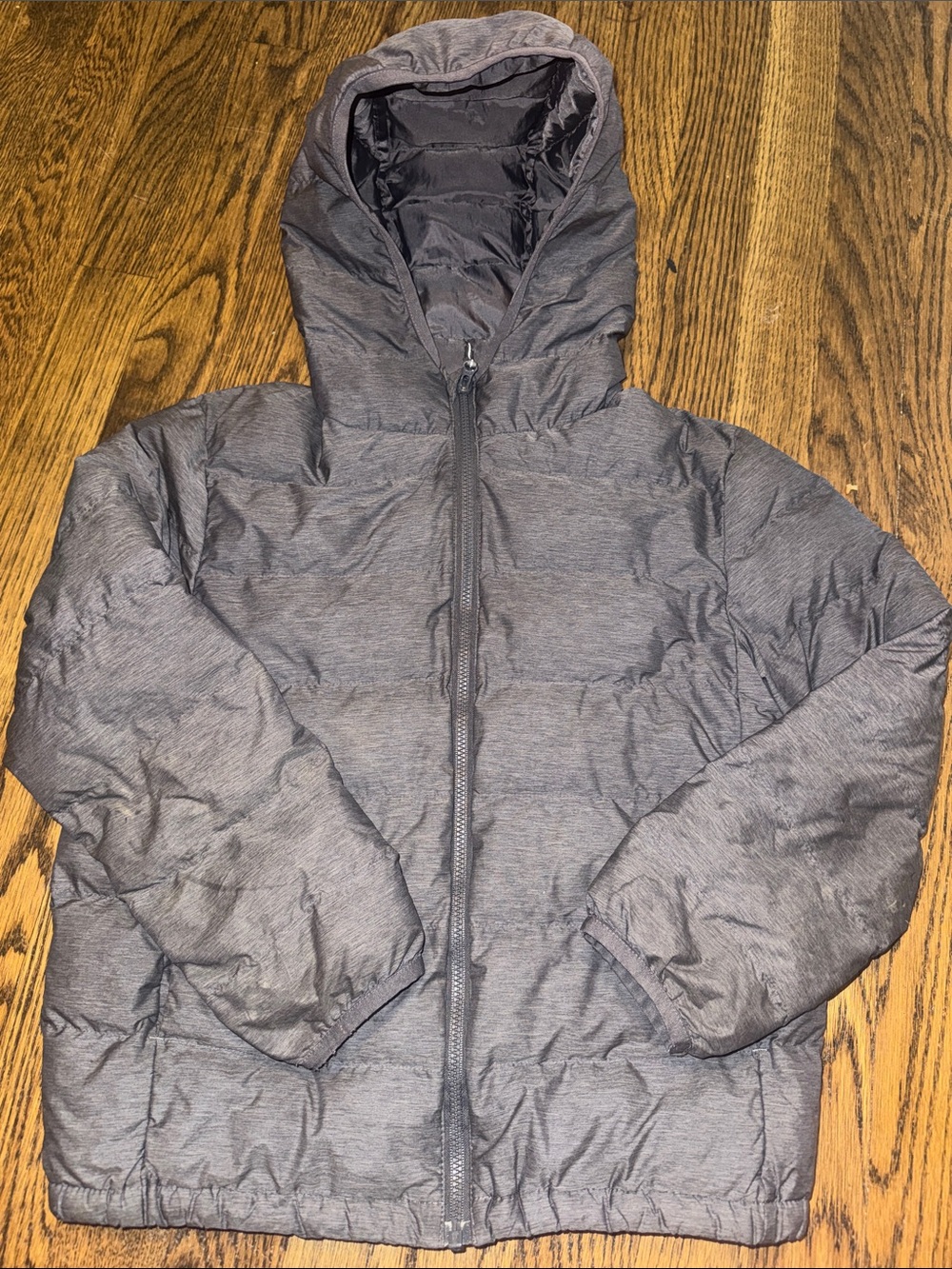 Uniqlo Dark Gray Kids Jacket with Hood